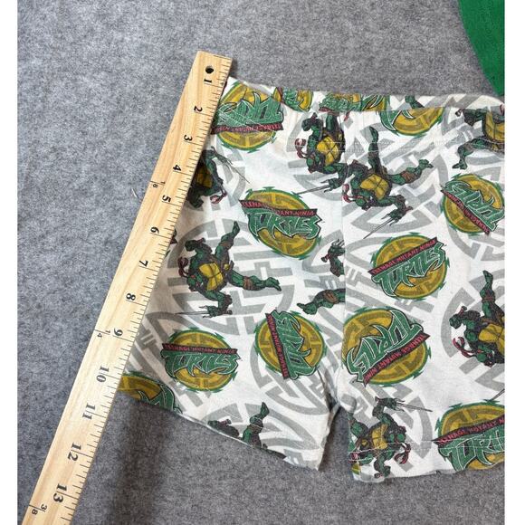 Teenage Mutant Ninja Turtles T Shirt Shorts Pajama Set Boys 6 Green Sleepwear - Picture 2 of 9